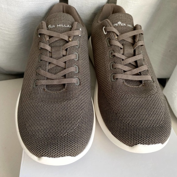 EUC Peter Millar Hyperlight Glide Sneaker Olive Green Doli Golf Shoe Men 8 Box - Picture 6 of 16